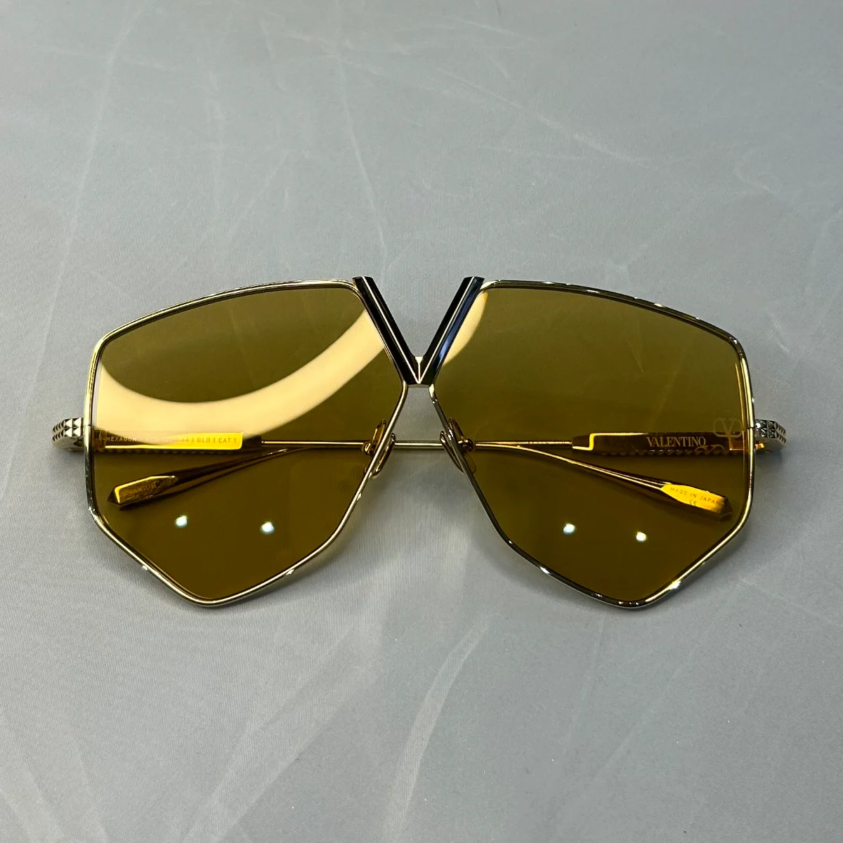 Valentino V-Hexagon Titanium Sunglasses