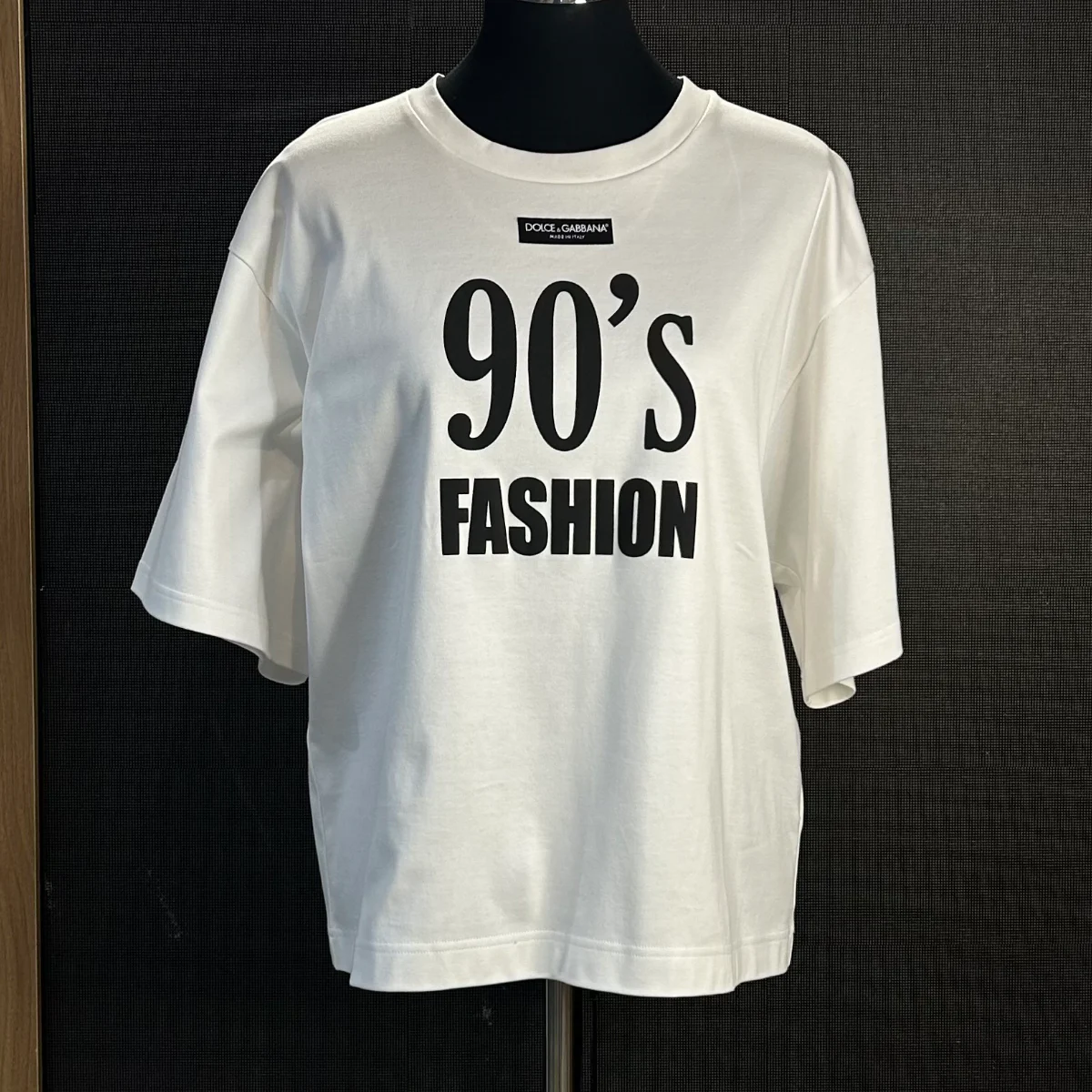 D&G 90's fahion cotton Jersey T-shirt