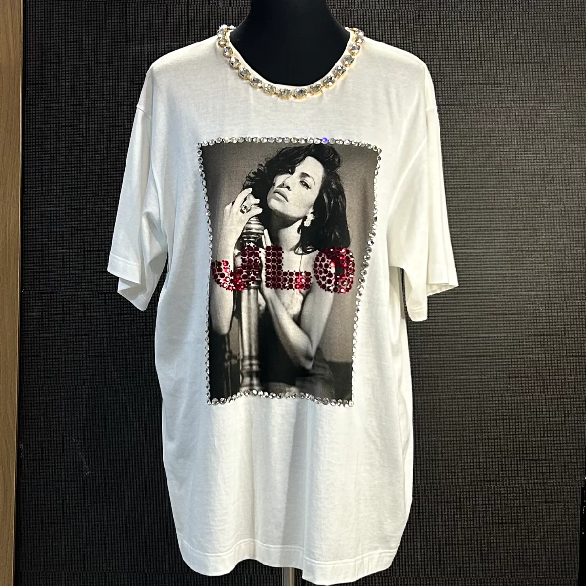 J.Lo photograph-print T-shirt
