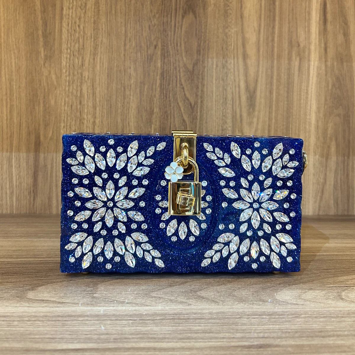 Dolce &Gabbana crystal clutch purse