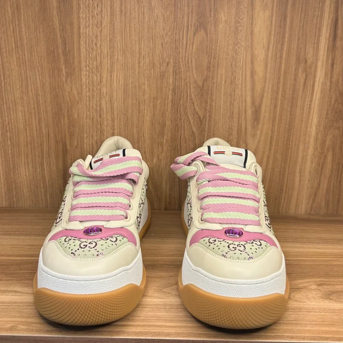 Crystal Screaner Chunky Sneakers