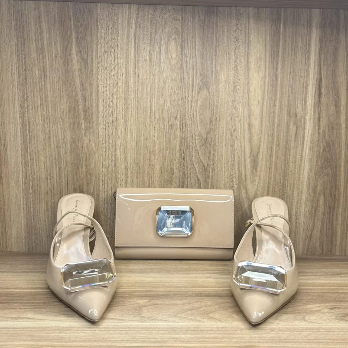 Jaipur 85 Slingback with matching jaipur clutch